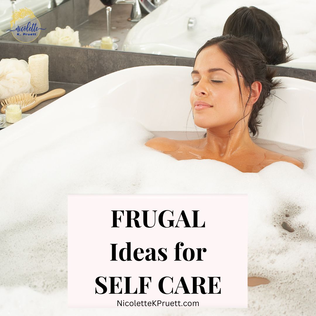 woman enjoying a hot epsom salt bath